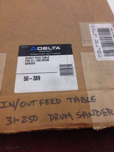Delta 50-389 In/Out Feed Table For 31-250 Drum Sander