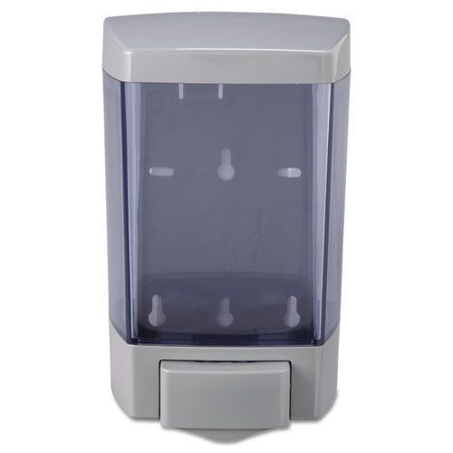 Plastic Soap Dispenser, 46oz, 5 1/2w x 4 1/4d x 8 1/2h, Trans Gray, 12/Carton