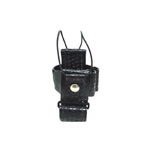 Boston leather 5610s-1 plain black multi-adjustable radio holder w/ swivel for sale