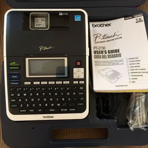 Brother PT-2730 P-Touch Electronic Label Maker Thermal Labeler