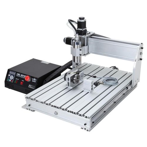 4 Axis 6040 Ballscrew CNC Router Engraver Engraving Cutting Machine 24000RPM/MIN