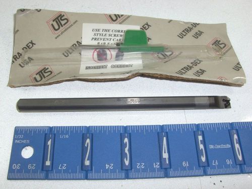 ULTRA-DEX 3/8&#034; SOLID CARBIDE SHANK INDEXABLE BORING BAR