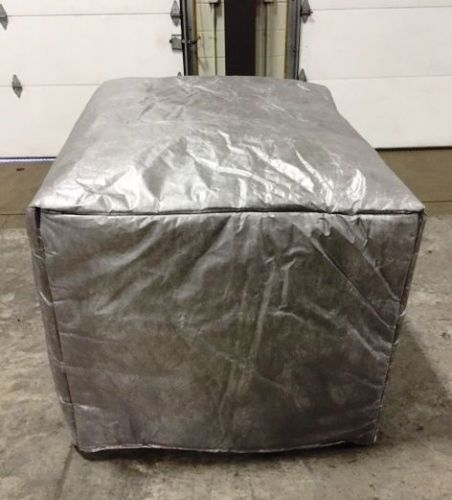 Thermal insulated pallet or crate cover 36 x 40 x 48 - cargo quilt - made in usa for sale