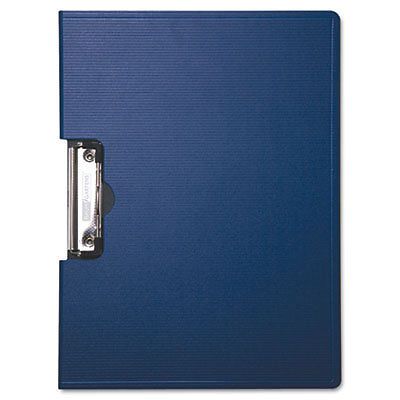 Portfolio Clipboard With Low-Profile Clip, 1/2&#034; Capacity, 11 x 8 1/2, Blue