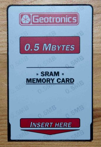 Geotronics SRAM memory card 512 kB