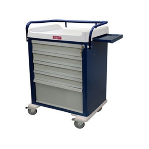 Harloff al48mdbin optimal 48 bin capacity multi-dose med cart w//lock choice for sale