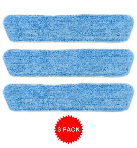 Simplee cleen household swivel mop microfiber dust pad (3 pack) 3 pack for sale