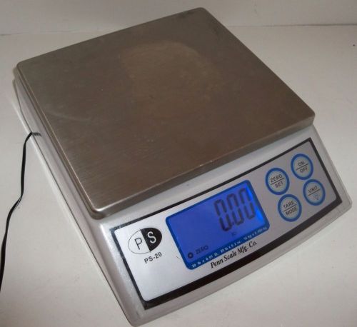 Penn Scale Digital Scale PS-20: 20 lbs. Portion Scale – Works Great