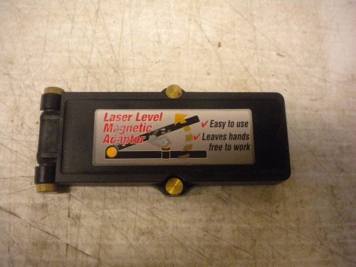 LASER LEVEL MAGNETIC ADAPTOR USED BUT WORKS  FAST/FREE SHIPPING!!!
