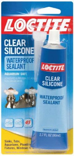 Loctite clear silicone waterproof sealant 2.7-ounce tube (908570) for sale