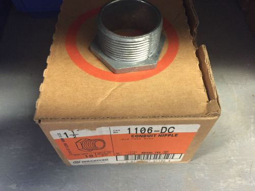 Bridgeport conduit nipple part # 1106-dc (lot) 470 pcs for sale