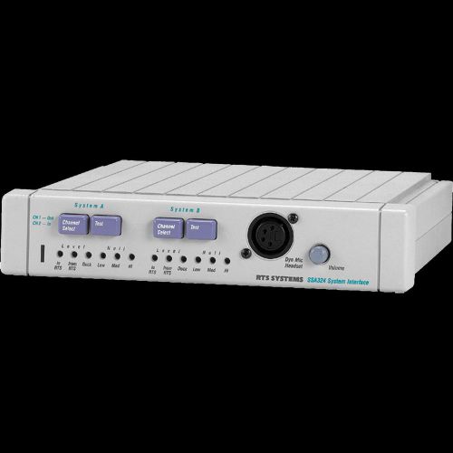 RTS / Telex SSA324 2 Channel, 2 Wire to 4 Wire Intercom System Interface - NEW