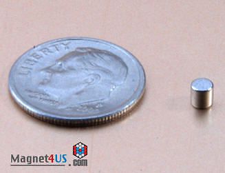 200 pcs hobby craft magnet n52 neodymium rare earth cylinder 1/8&#034;dia x 1/8&#034;thick for sale