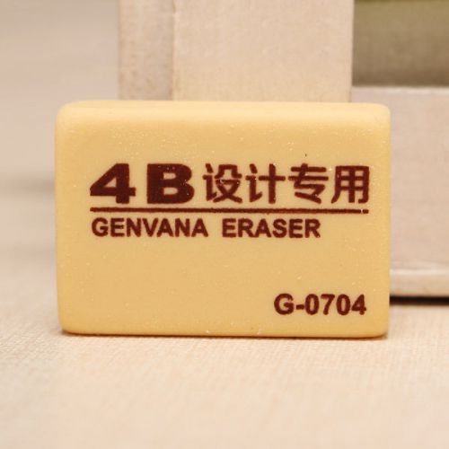 New Genvana 4B Medium Size Eraser Rubber For Art Drawing Sketching