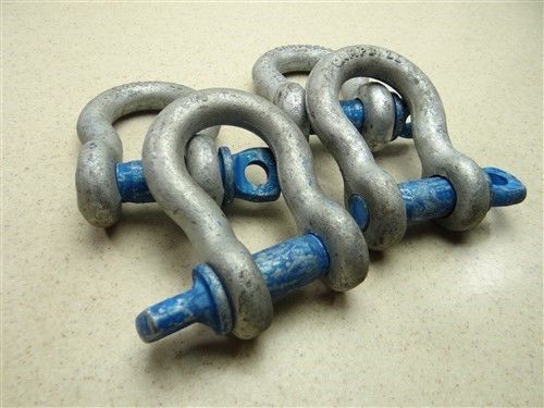 LOT OF 4 3/4&#034; SHACKLES CAMPBELL USA
