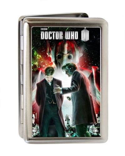 Doctor Who Metal Multi-Use Business Card Holder - The Eleventh w/ Cybermen