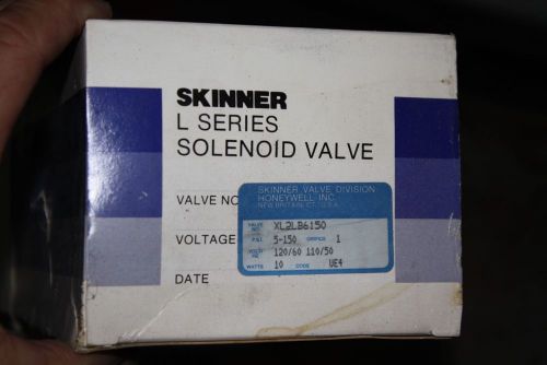Skinner Pneumatic Brass Valve XL2LB6150 1&#034; Ports 120/110V Brand New in box