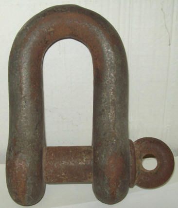 1-1/2&#034; chain shackle w/ 1-5/8&#034; dia screw pin for sale
