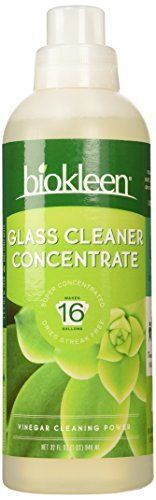 Biokleen Glass Cleaner Refill, 32 Ounces (Pack of 6)