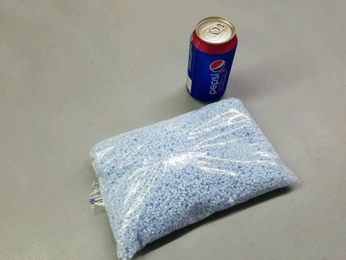 2 lbs blue pc polycarbonate plastic pellets for cat genie, or bean toss bags for sale