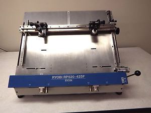 Used ryobi rp520-425f offset plate punch 3 hole ryobi 500 series for sale