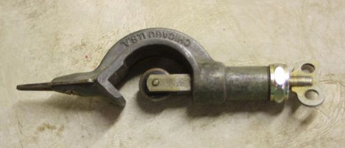 Vintage Imperial metal Pipe cutter &amp; reamer tool made in Chicago 6 1/2&#034; long