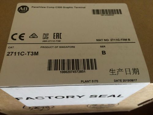 Allen Bradley 2711C-T3M PanelView Comp C300 Series B Quantity 16 Unit Available