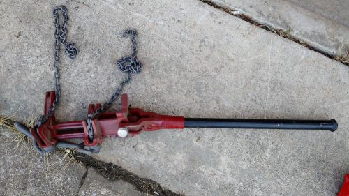 Ridgid plumbing tool c-1071 chain vice wrench soil pipe puller 228 c-1072 #135 for sale
