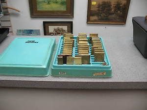 Almost 25 lbs.  of New Hermes Brass Fonts 35-022, 35-020, 35-381, 35-336, 35-337