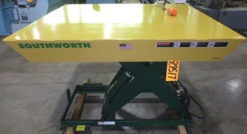 2000 lb. southworth, 48&#034; x 56&#034; lift table 1 phase (29517) for sale