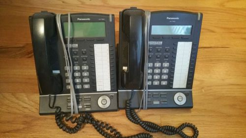 Panasonic PBX Phone System TDA50   Two KX-T7636 Phones &amp; Music on Hold OHP 5000