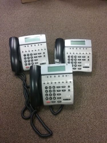 Lot of 3 NEC Dterm 80 Telephone DTH-8D-2(BK)TEL 780571 Used