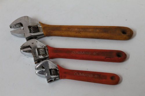 Cummins Tools (3) Piece Crescent Wrench Set - L@@K!