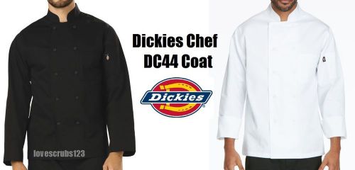 Dickies Chef Clothover 10 Button Chef Coat DC44 Unisex Men Women Pick Size/Color
