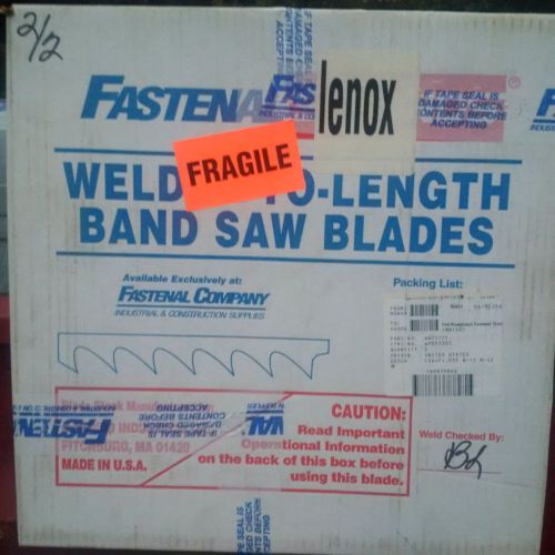 2 lenox bi metal bandsaw blades  126&#034; x 1.00&#034; x .035 for sale