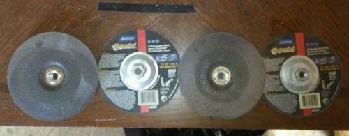 Norton Gemini 7&#034; Grinding Wheel Metal Cutting Disks 4 pack Lot of 4