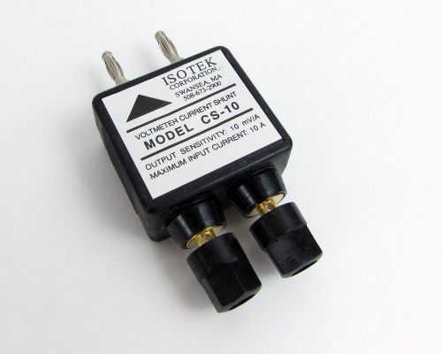 Isotek CS-10 Voltmeter Current Shunt - 10mV/A, 10A