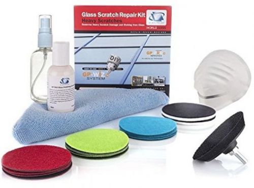 Glass Scratch Repair Kit GP-WIZ System, Removes Scratches, Surface Marks, Water