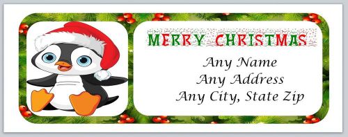 30 Personalized Address Labels Christmas Buy 3 get 1 free (ac391)