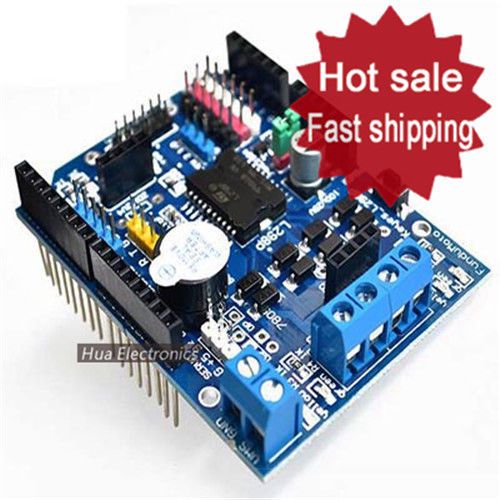 L298p motor drive shield expansion board for arduino for sale