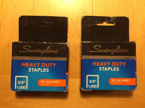 Swingline Heavy Duty Staples - 2 Boxes