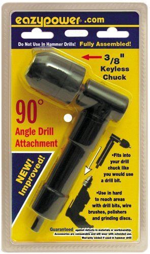 Eazypower 81544 90-degree 3/8-inch angle drill attachment for sale