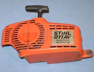 STIHL 011 AV  RECOIL ASSEMBLY USED VERY GOOD CONDITION NICE ROPE NO WEAR