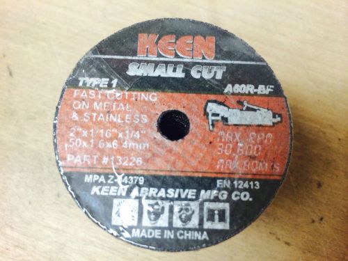 25pcs keen 2&#034; x 1/16&#034; x 1/4&#034; metal/stainless cut-off wheel #13220 for sale