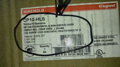 Wiremold CP10-HLS 10 INCH STL HORIZONAL