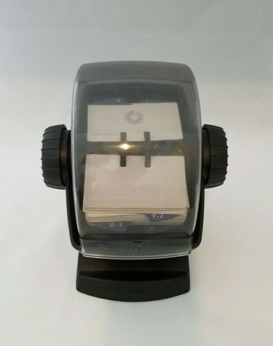 Large Rolodex w/Dark Shade Cover That Rotates 180°