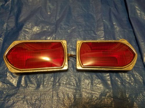Metal turn signals from 1978 firetruck guide-r8-53 rat rod chrome for sale
