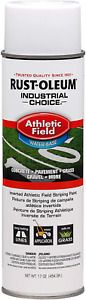 RUST-OLEUM 206043 Athletic Field Striping Paint Spray, 17 oz, White, 17 Ounce