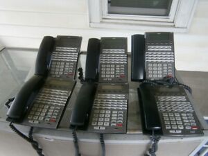6 NEC DSX 34B BL Display Tel (BK) DX7NA-34BTXBH Phones