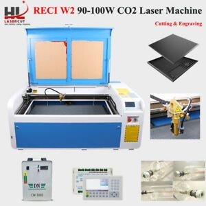 RECI W2 100W 1060 CO2 Laser Cutter Engraver RUIDA DSP/Auto Focus/5200 Chiller EU